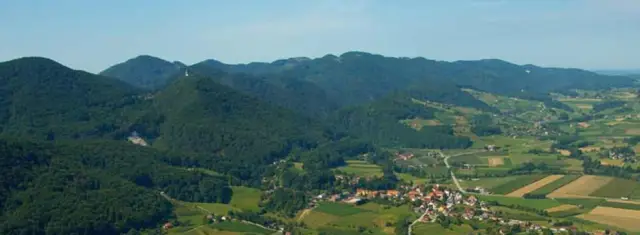 Percorsi naturalistici della Slovenia. Paesaggio mozzafiato del Parco del Kozjansko